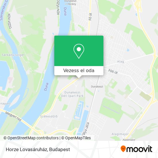 Horze Lovasáruház térkép