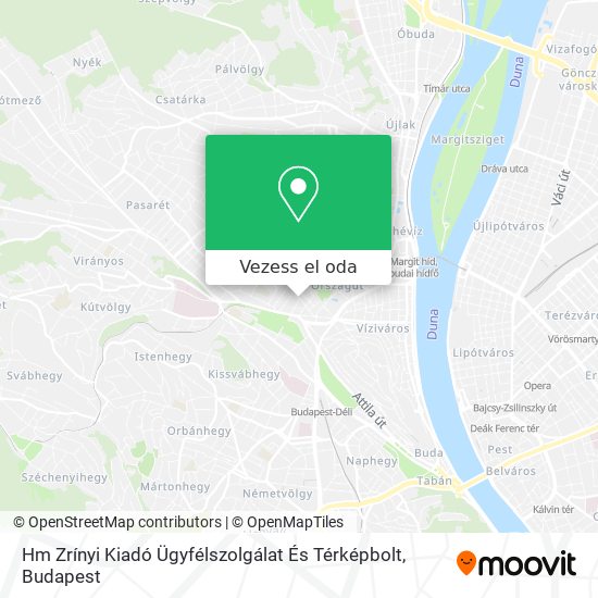 Hm Zrínyi Kiadó Ügyfélszolgálat És Térképbolt térkép