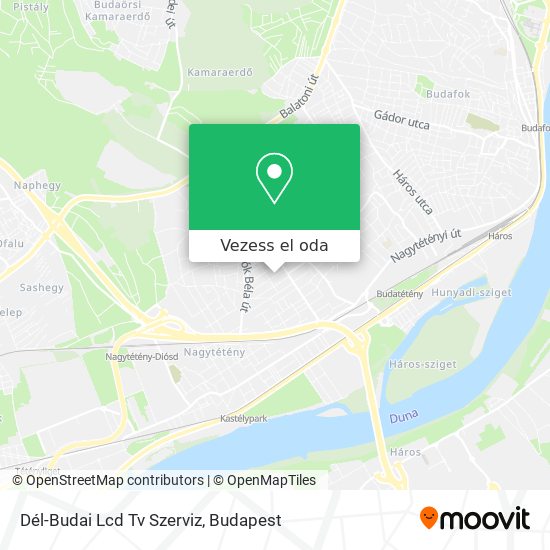 Dél-Budai Lcd Tv Szerviz térkép