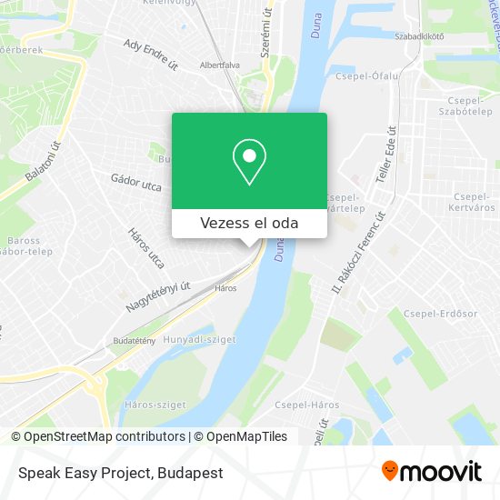 Speak Easy Project térkép
