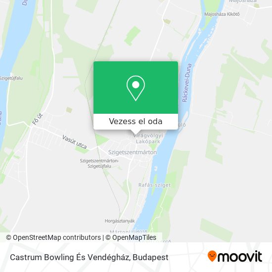 Castrum Bowling És Vendégház térkép