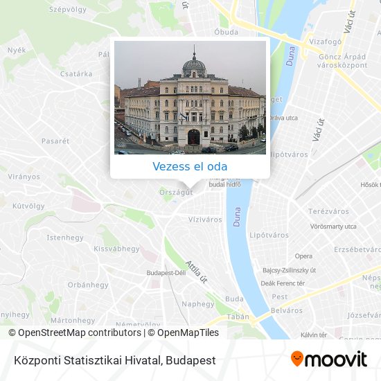 Központi Statisztikai Hivatal térkép