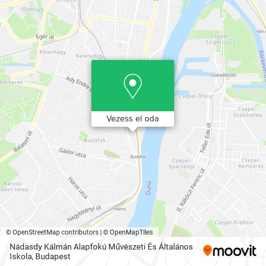 Nádasdy Kálmán Alapfokú Művészeti És Általános Iskola térkép