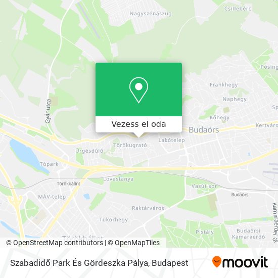 Szabadidő Park És Gördeszka Pálya térkép