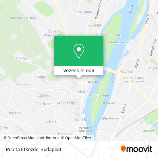 Pepita Étkezde térkép