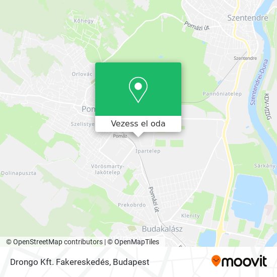 Drongo Kft. Fakereskedés térkép
