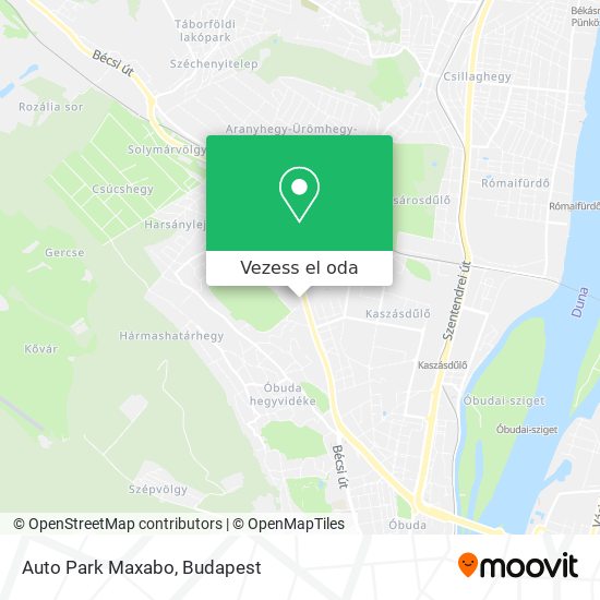 Auto Park Maxabo térkép