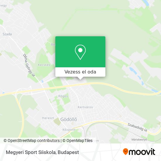 Megyeri Sport Síiskola térkép