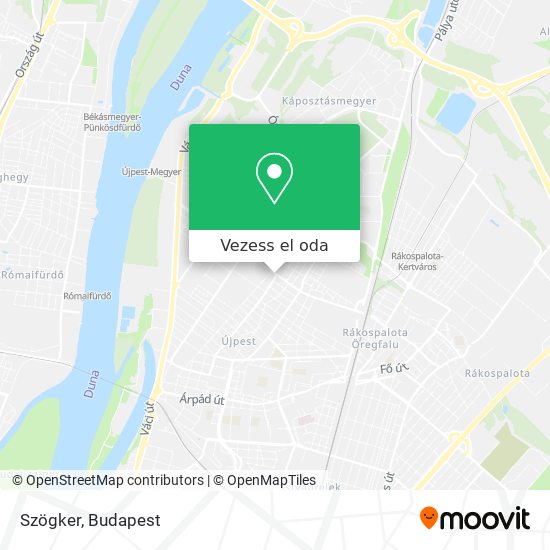 Szögker térkép