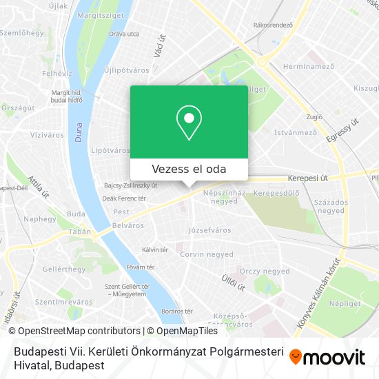 Budapesti Vii. Kerületi Önkormányzat Polgármesteri Hivatal térkép