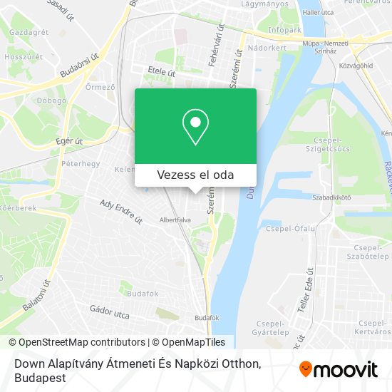 Down Alapítvány Átmeneti És Napközi Otthon térkép