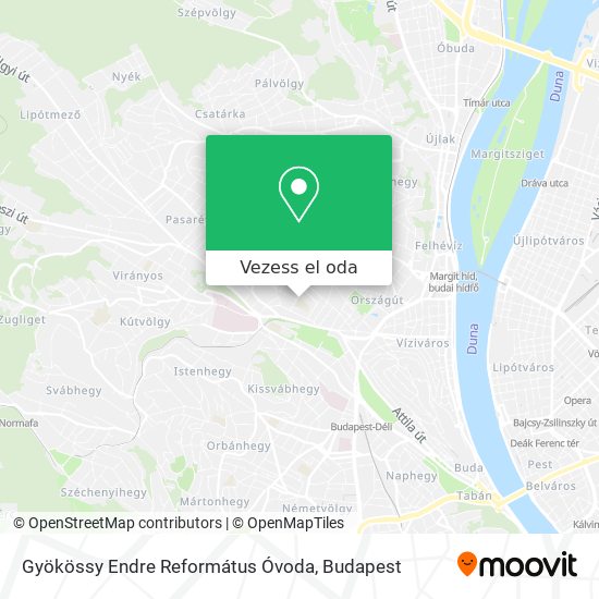 Gyökössy Endre Református Óvoda térkép