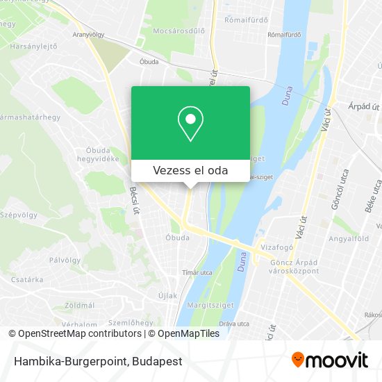 Hambika-Burgerpoint térkép