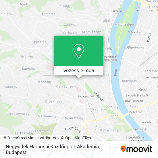 Hegyvidék Harcosai Küzdősport Akadémia térkép
