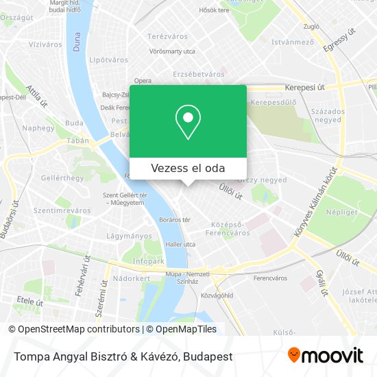 Tompa Angyal Bisztró & Kávézó térkép