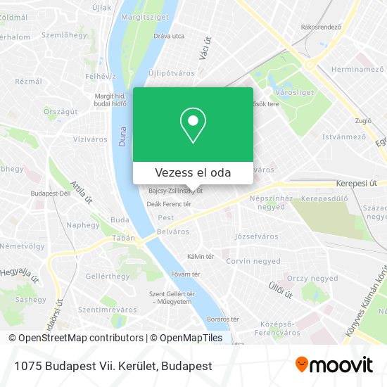 1075 Budapest Vii. Kerület térkép