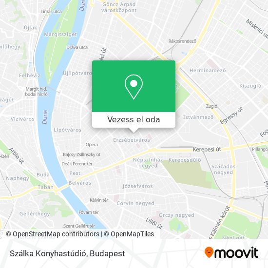 Szálka Konyhastúdió térkép