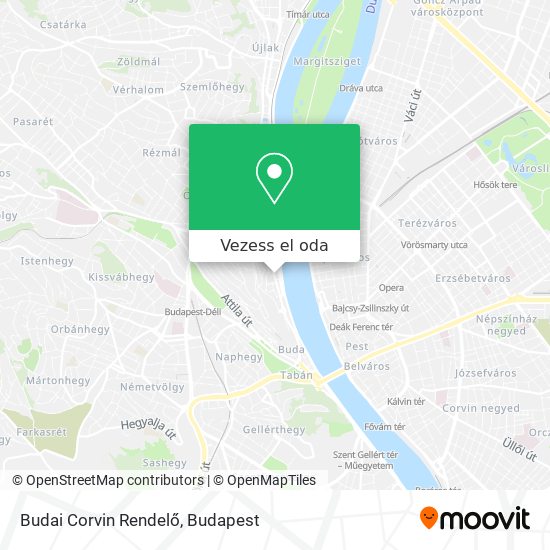Budai Corvin Rendelő térkép