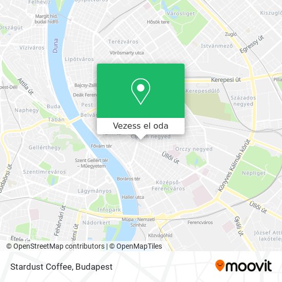 Stardust Coffee térkép
