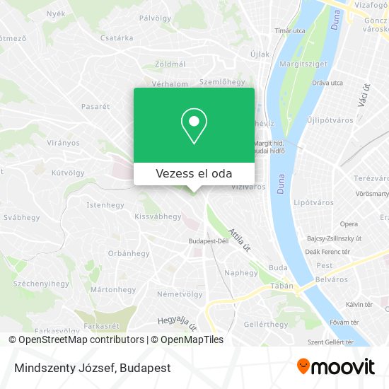 Mindszenty József térkép