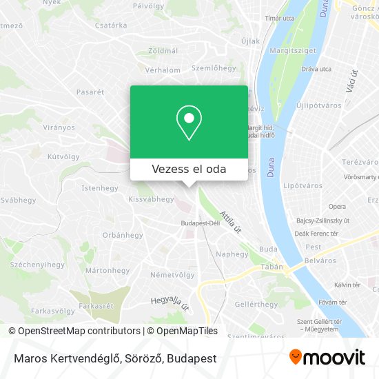 Maros Kertvendéglő, Söröző térkép