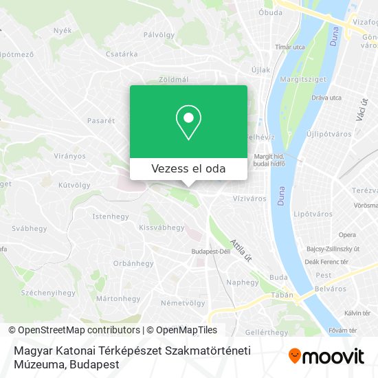 Magyar Katonai Térképészet Szakmatörténeti Múzeuma térkép