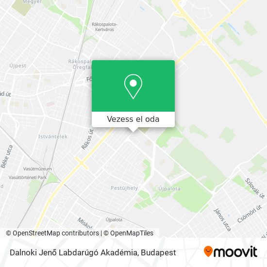 Dalnoki Jenő Labdarúgó Akadémia térkép