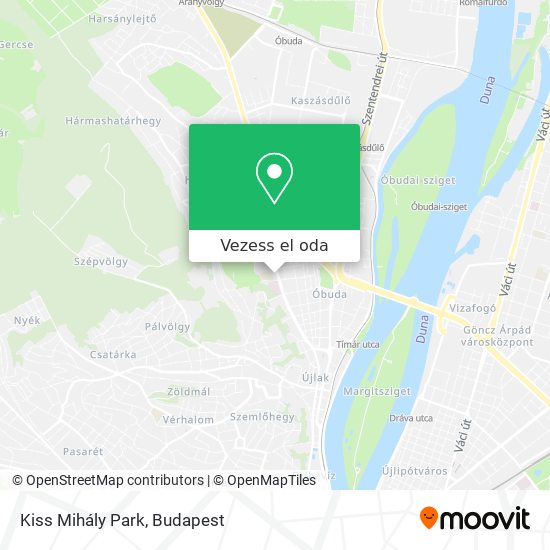 Kiss Mihály Park térkép