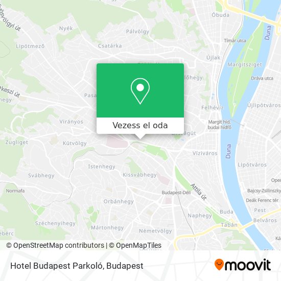 Hotel Budapest Parkoló térkép