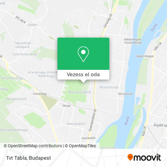 Tvt Tábla térkép