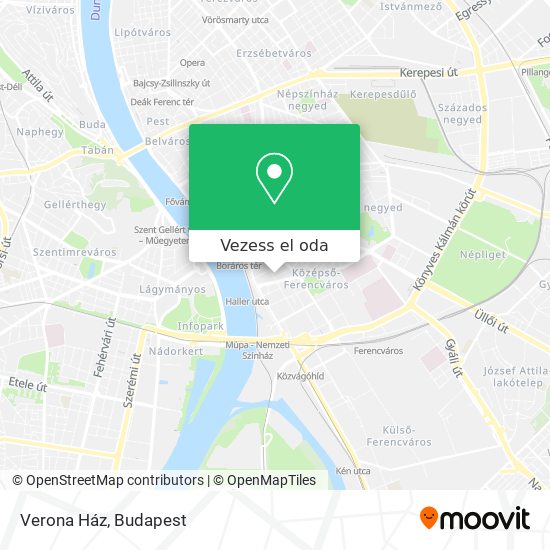 Verona Ház térkép