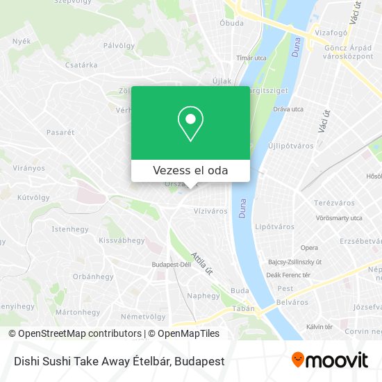 Dishi Sushi Take Away Ételbár térkép