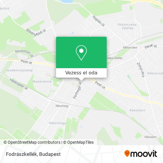 Fodrászkellék térkép