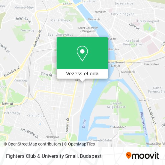 Fighters Club & University Small térkép
