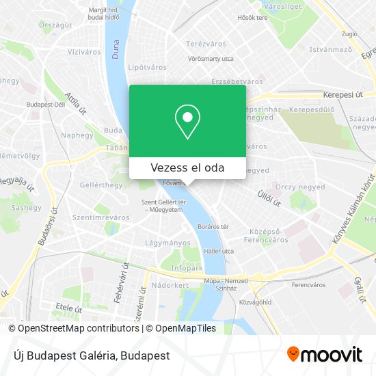 Új Budapest Galéria térkép