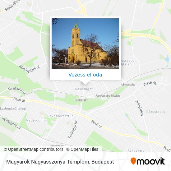 Magyarok Nagyasszonya-Templom térkép