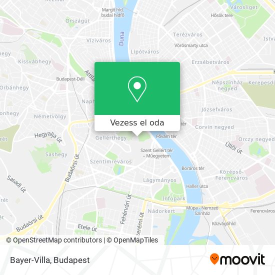 Bayer-Villa térkép