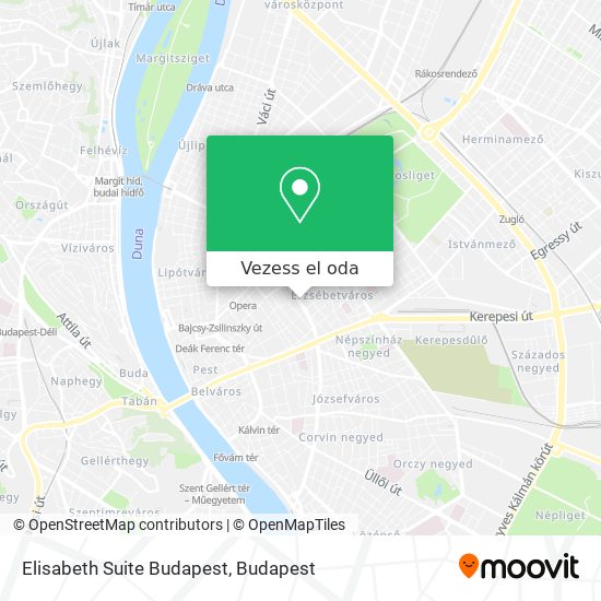 Elisabeth Suite Budapest térkép