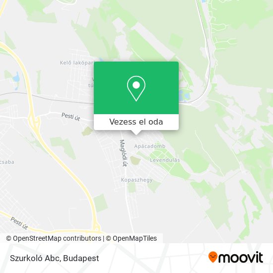 Szurkoló Abc térkép