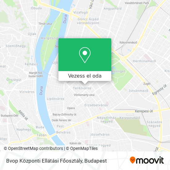 Bvop Központi Ellátási Főosztály térkép