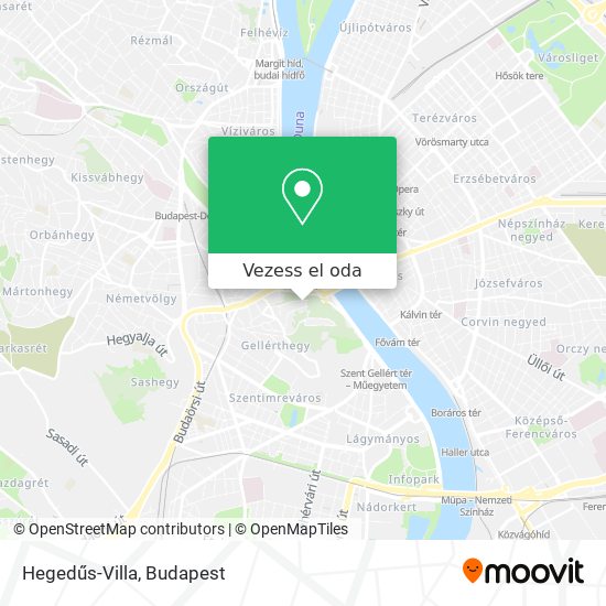 Hegedűs-Villa térkép
