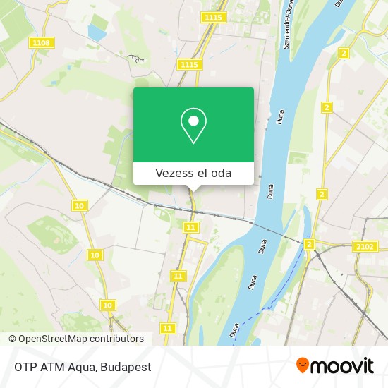 OTP ATM Aqua térkép
