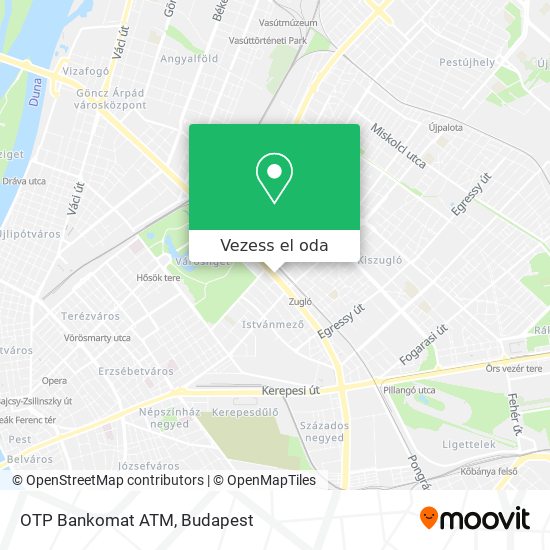 OTP Bankomat ATM térkép