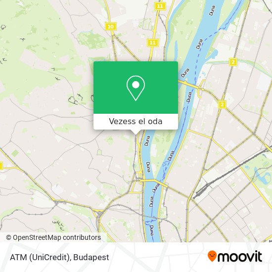 ATM (UniCredit) térkép