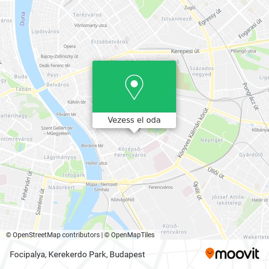 Focipalya, Kerekerdo Park térkép