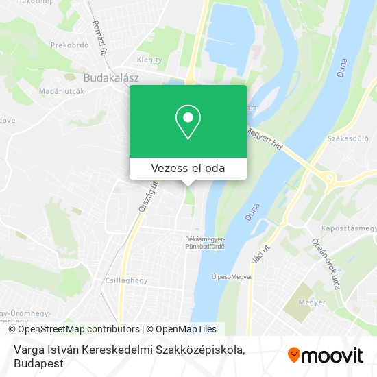 Varga István Kereskedelmi Szakközépiskola térkép