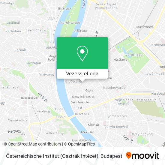Österreichische Institut (Osztrák Intézet) térkép