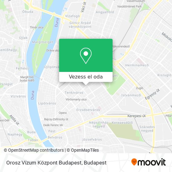 Orosz Vízum Központ Budapest térkép