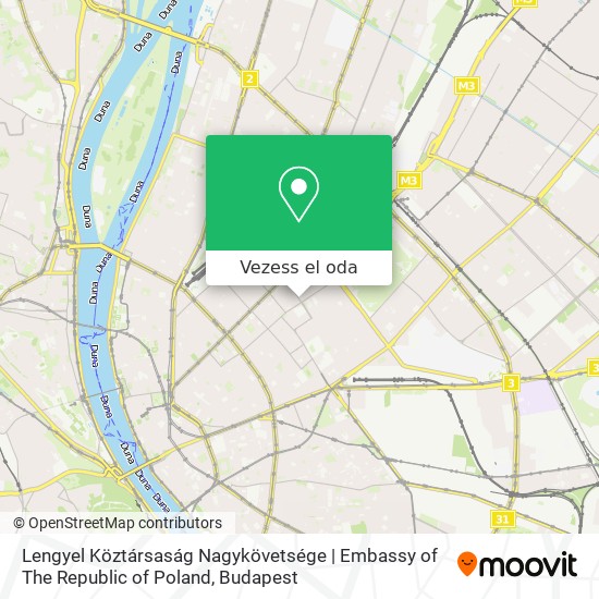 Lengyel Köztársaság Nagykövetsége | Embassy of The Republic of Poland térkép