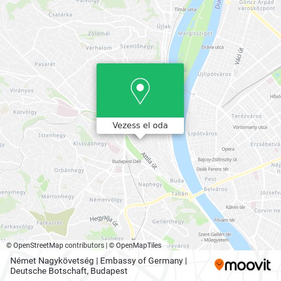 Német Nagykövetség | Embassy of Germany | Deutsche Botschaft térkép